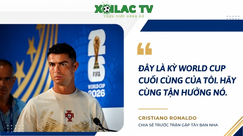 Ronaldo chia sẻ trước trận gặp Tây Ban Nha